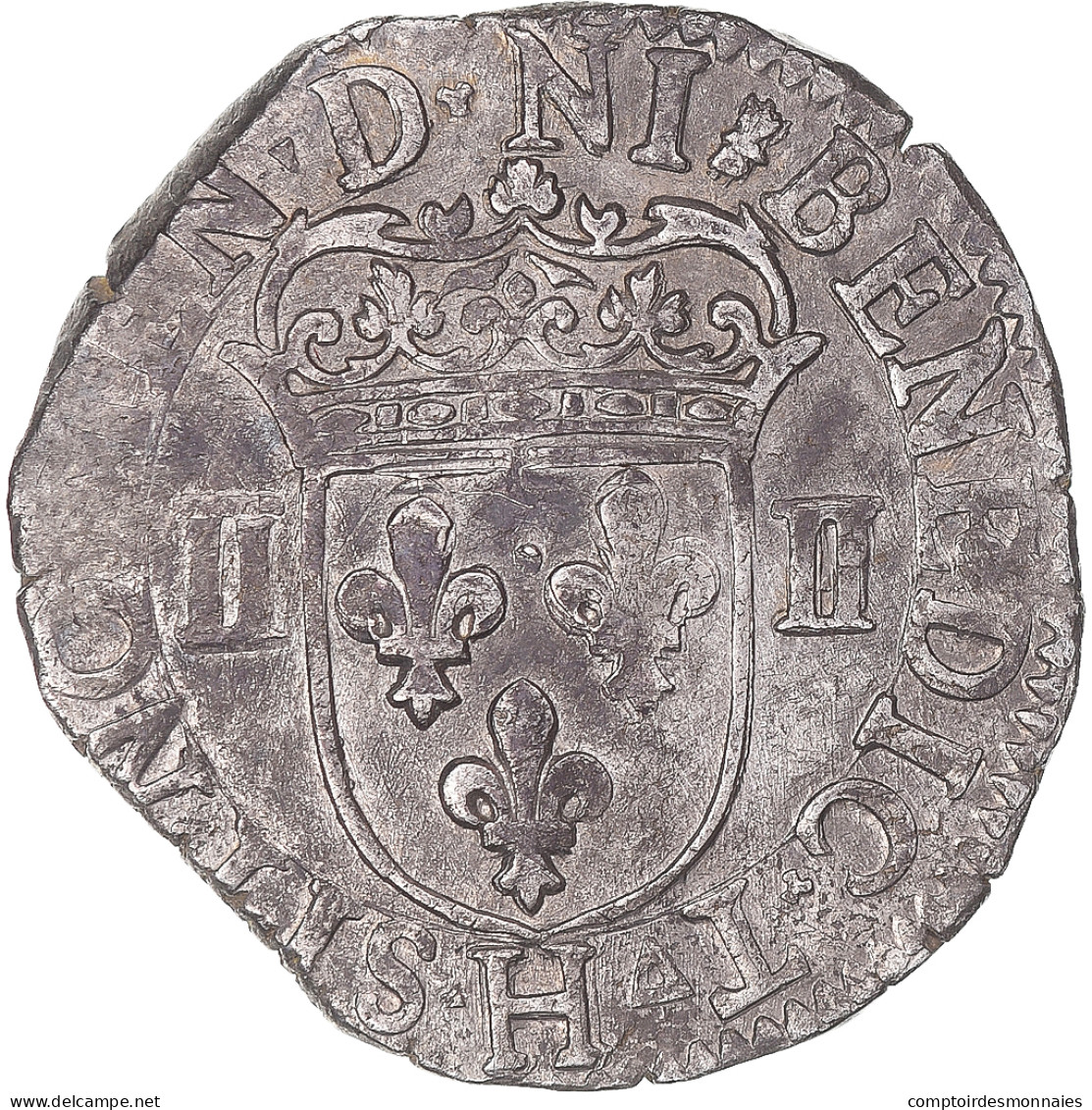 Monnaie, France, 1/4 D'écu à La Croix Feuillue De Face, 1605, La Rochelle - 1589-1610 Heinrich IV.