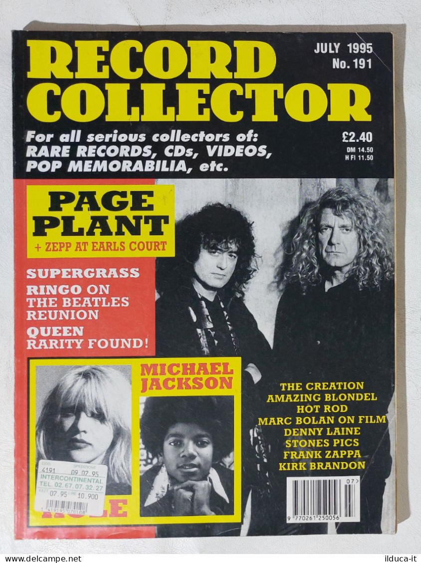 I114270 Record Collector 1995 N. 191 - Michael Jackson / Queen / Frank Zappa - Kunst
