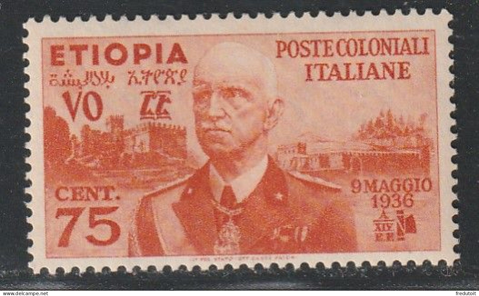 ETHIOPIE - Occupation Italienne - N°6 * (1936) Victor Emmanuel III - Aethiopien