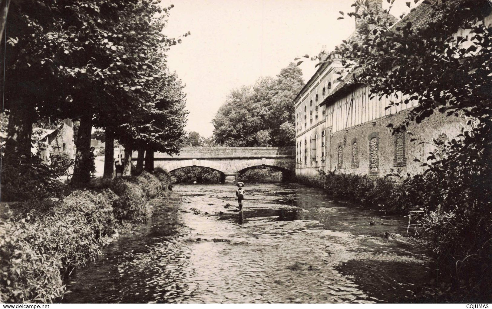 61 - LONGNY AU PERCHE - S15919 - La Pont Sur La Jambée - CPSM 14x9 Cm - Longny Au Perche