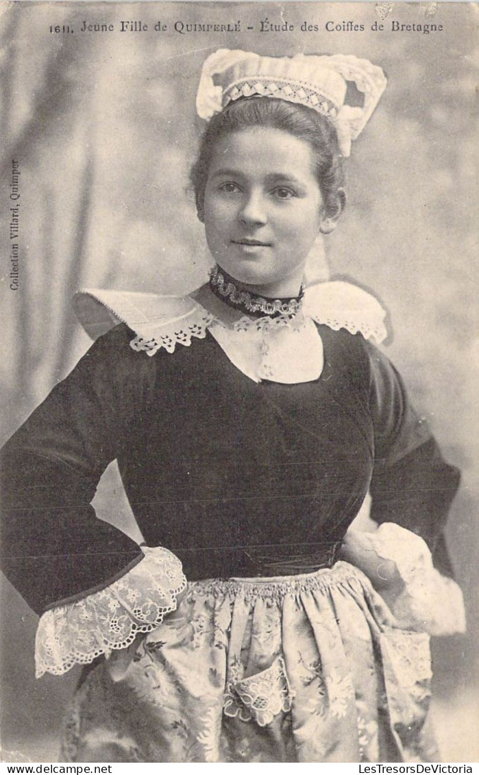 FRANCE - 29 - Quimperlé - Jeune Fille De Quimperlé - Etude Des Coiffes De Bretagne - Carte Postale Ancienne - Quimperlé