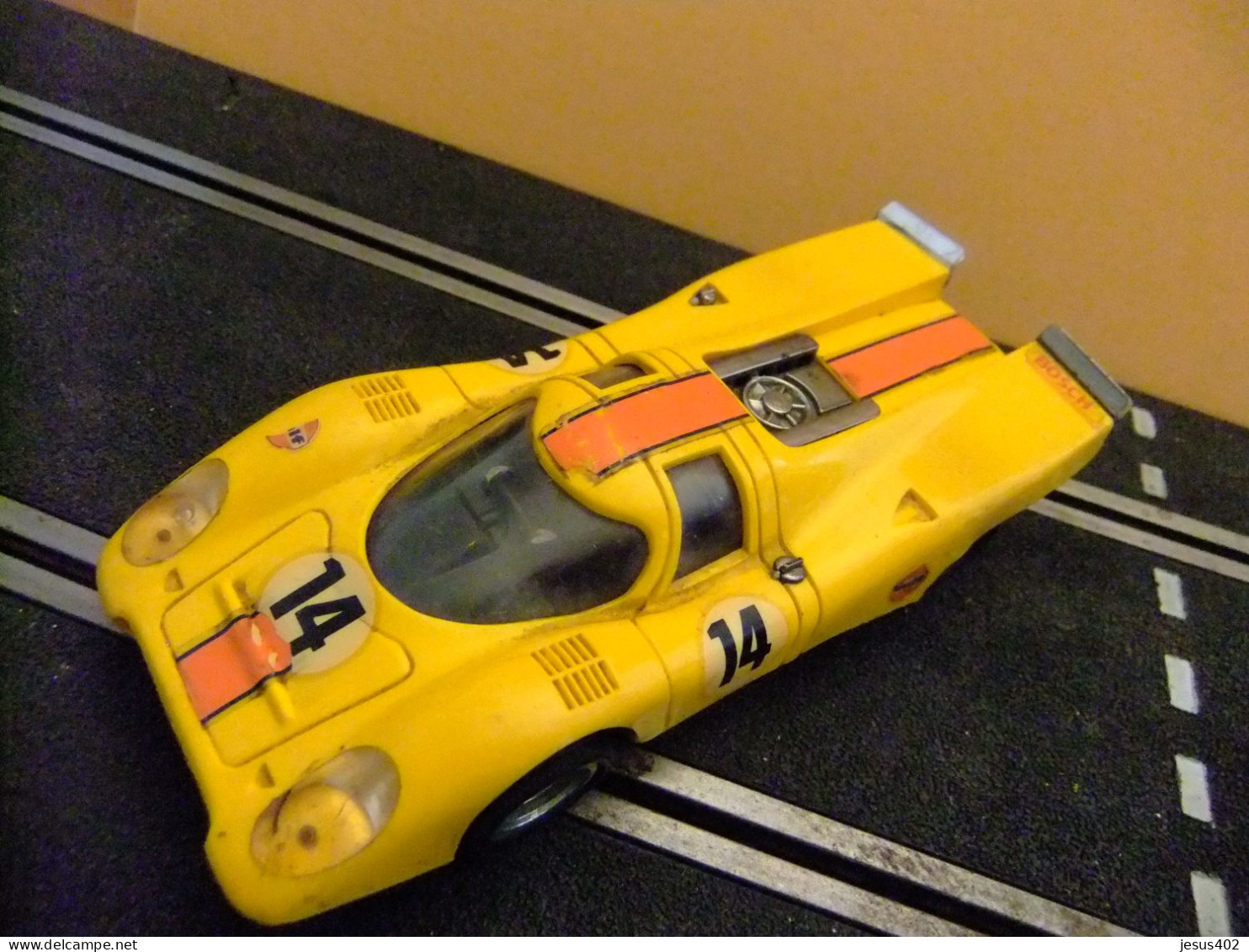 SCALEXTRIC EXIN PORSCHE 917 JAUNE REFERENCE C 46 ANNEE 1972 - Autocircuits