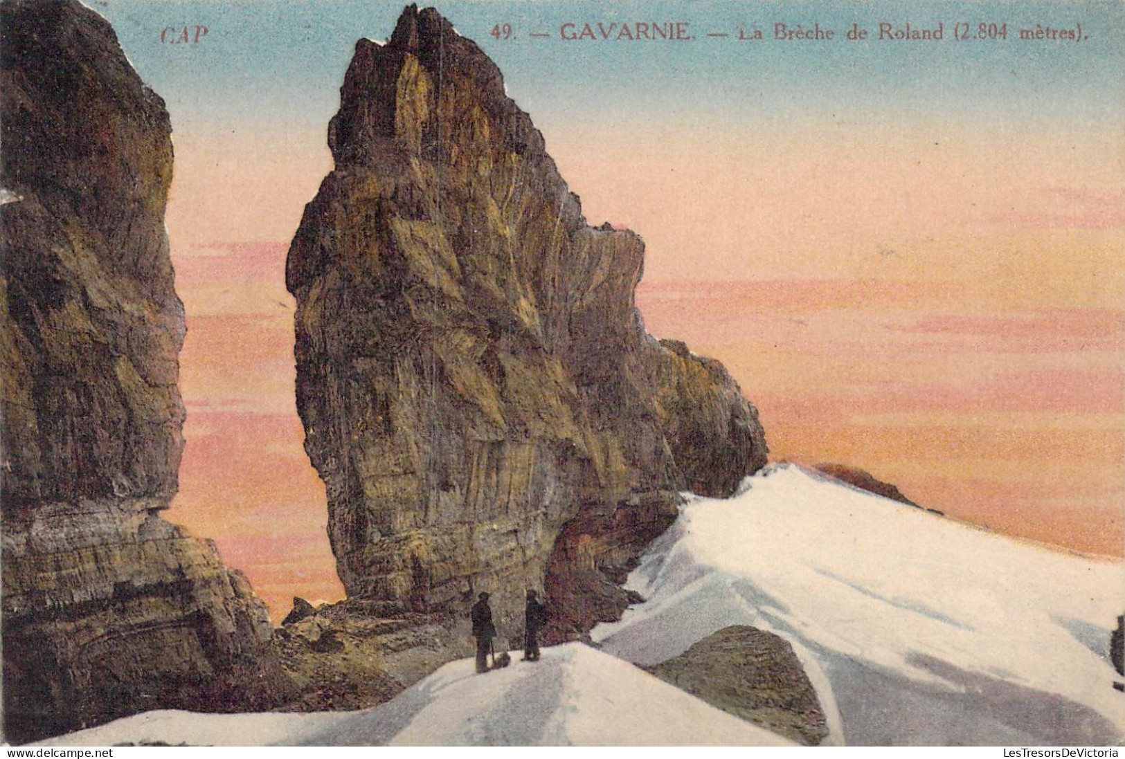 FRANCE - 65 - Gavarnie - La Brèche De Roland - Carte Postale Ancienne - Gavarnie