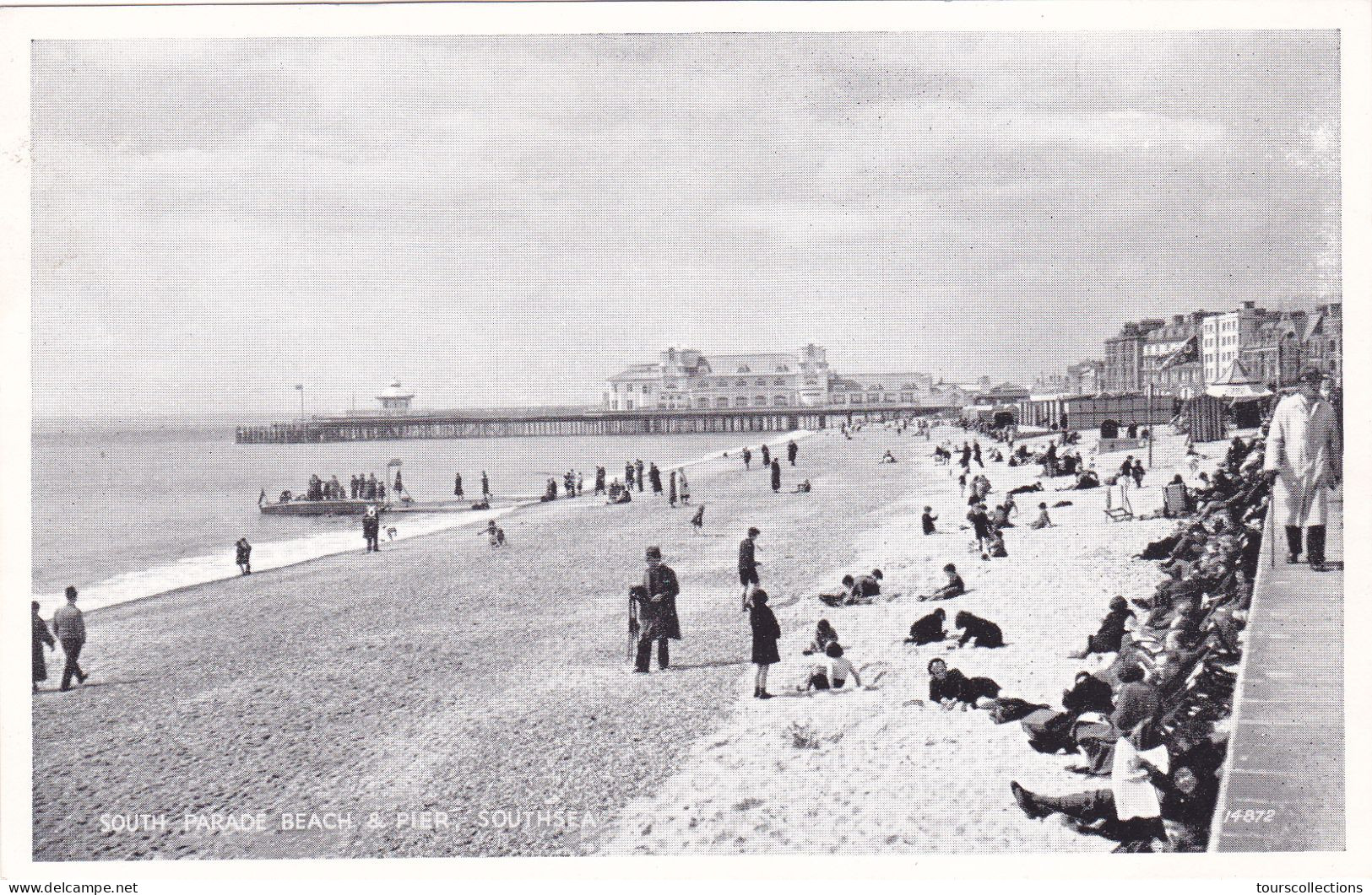 CPA ANGLETERRE - SOUTHSEA - Hampshire - Parade Beach & Pier - Southsea