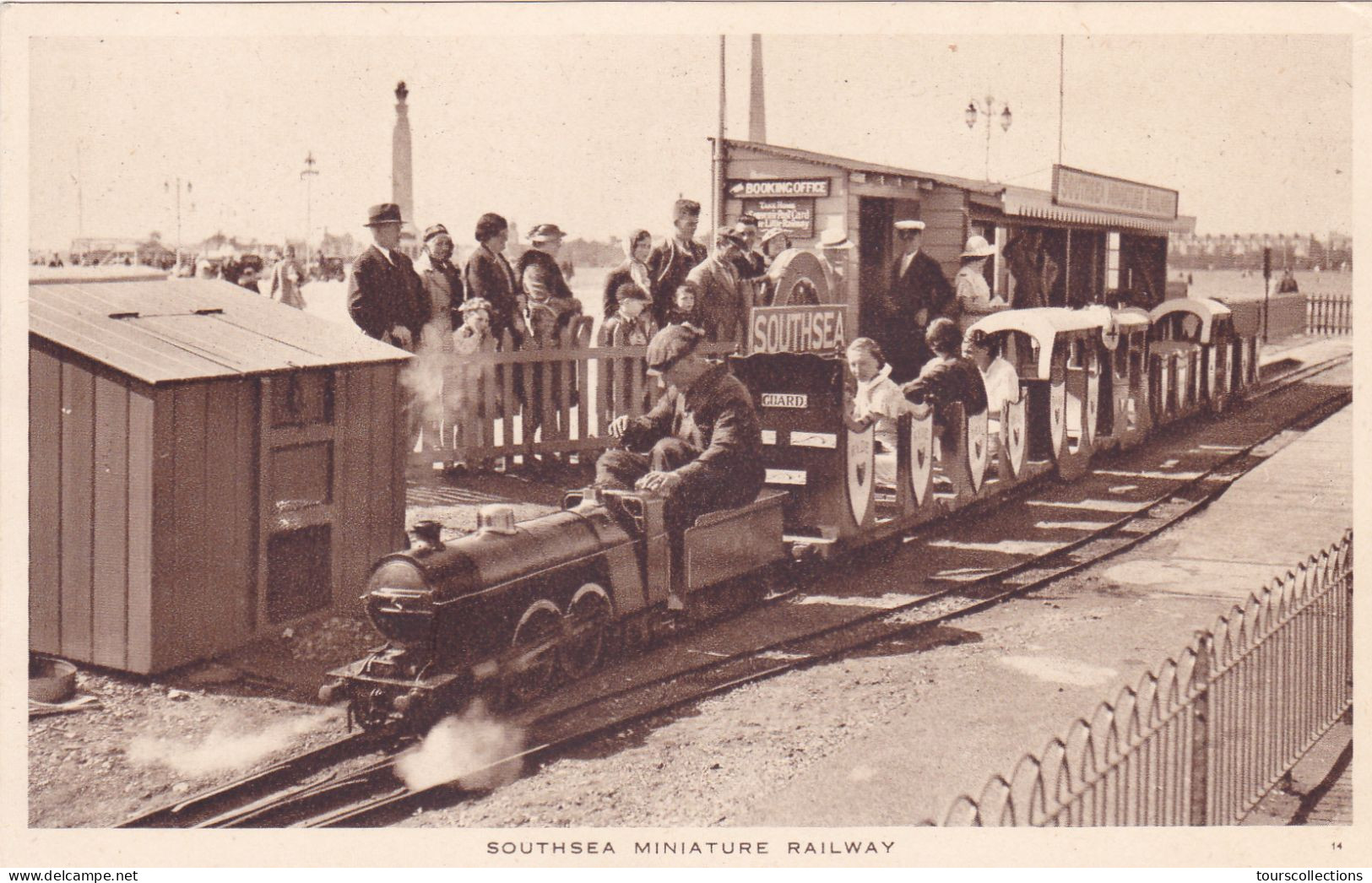 CPA ANGLETERRE - SOUTHSEA - Hampshire - Miniature Railway - Locomotive Loisir Pour Enfants Et Grands ! - Southsea