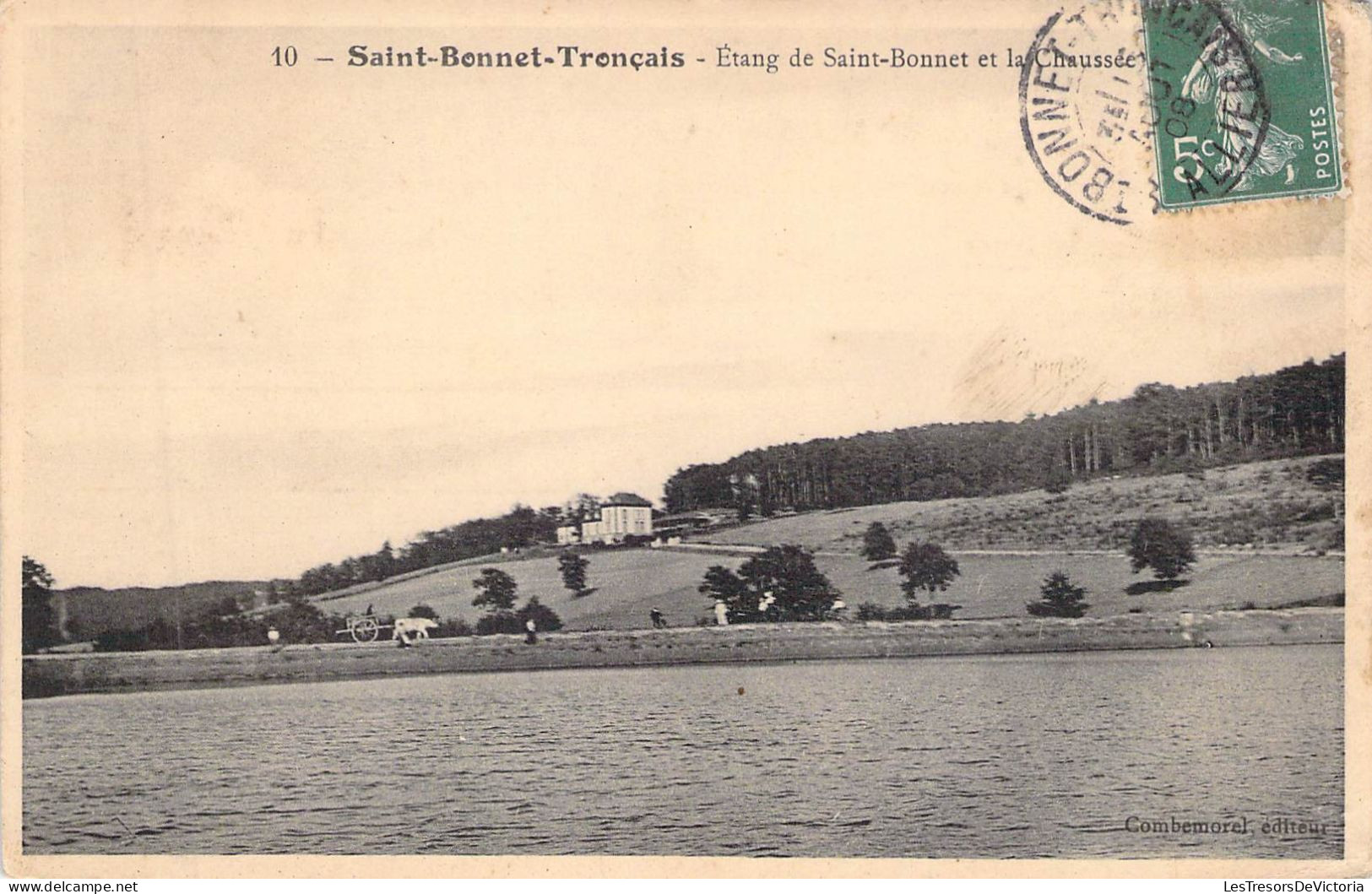 FRANCE - 03 - SAINT BONNET TRONCAIS - Etang De Saint Bonnet Et La Chaussée.... -  Carte Postale Ancienne - Autres & Non Classés