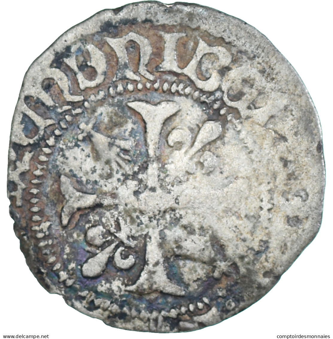 Monnaie, France, Charles VIII, Hardi, Nantes, TB, Billon, Duplessy:599 - 1483-1498 Carlos VIII El Afable