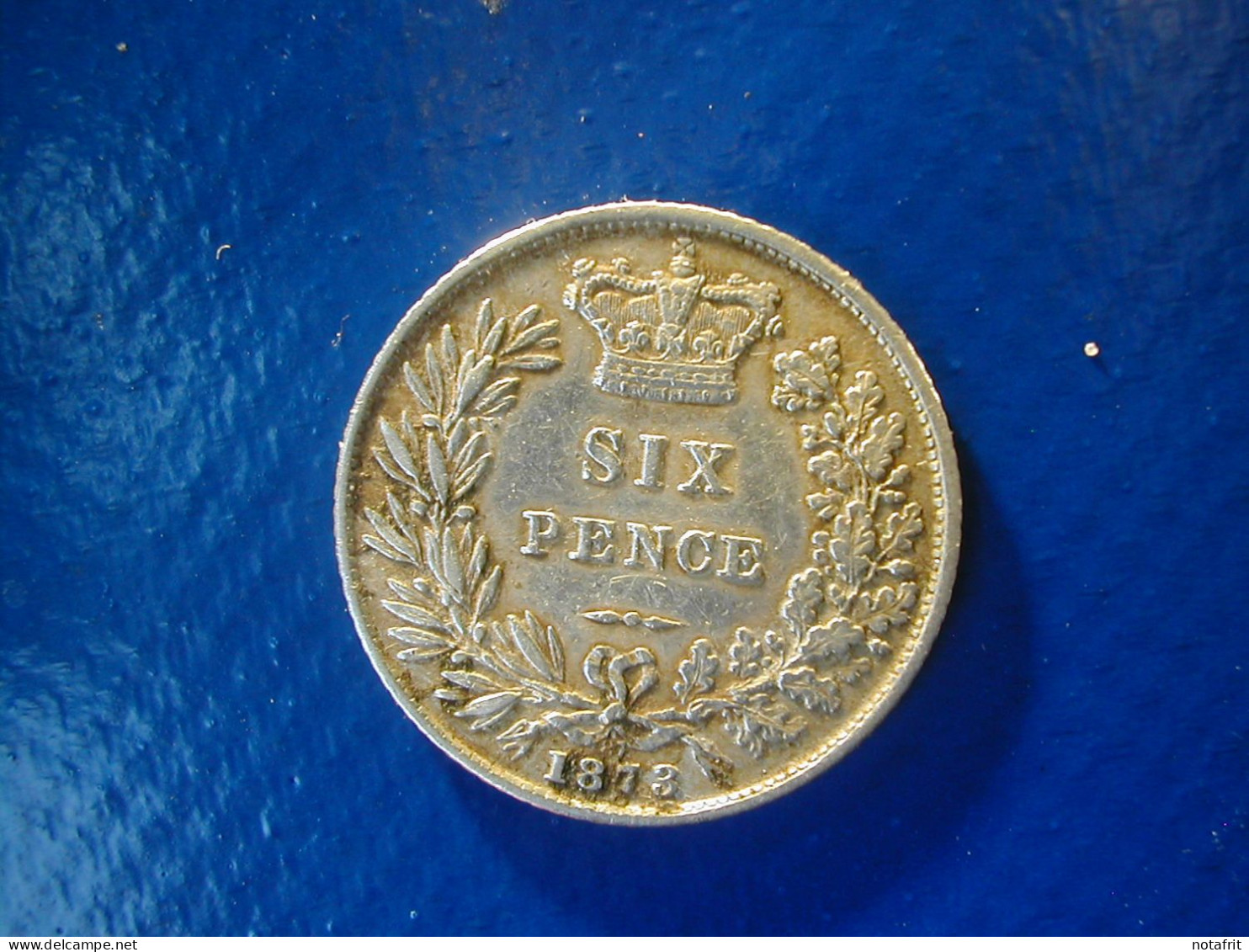 GB 6 Pence 1873 Die 87  Vf - H. 6 Pence