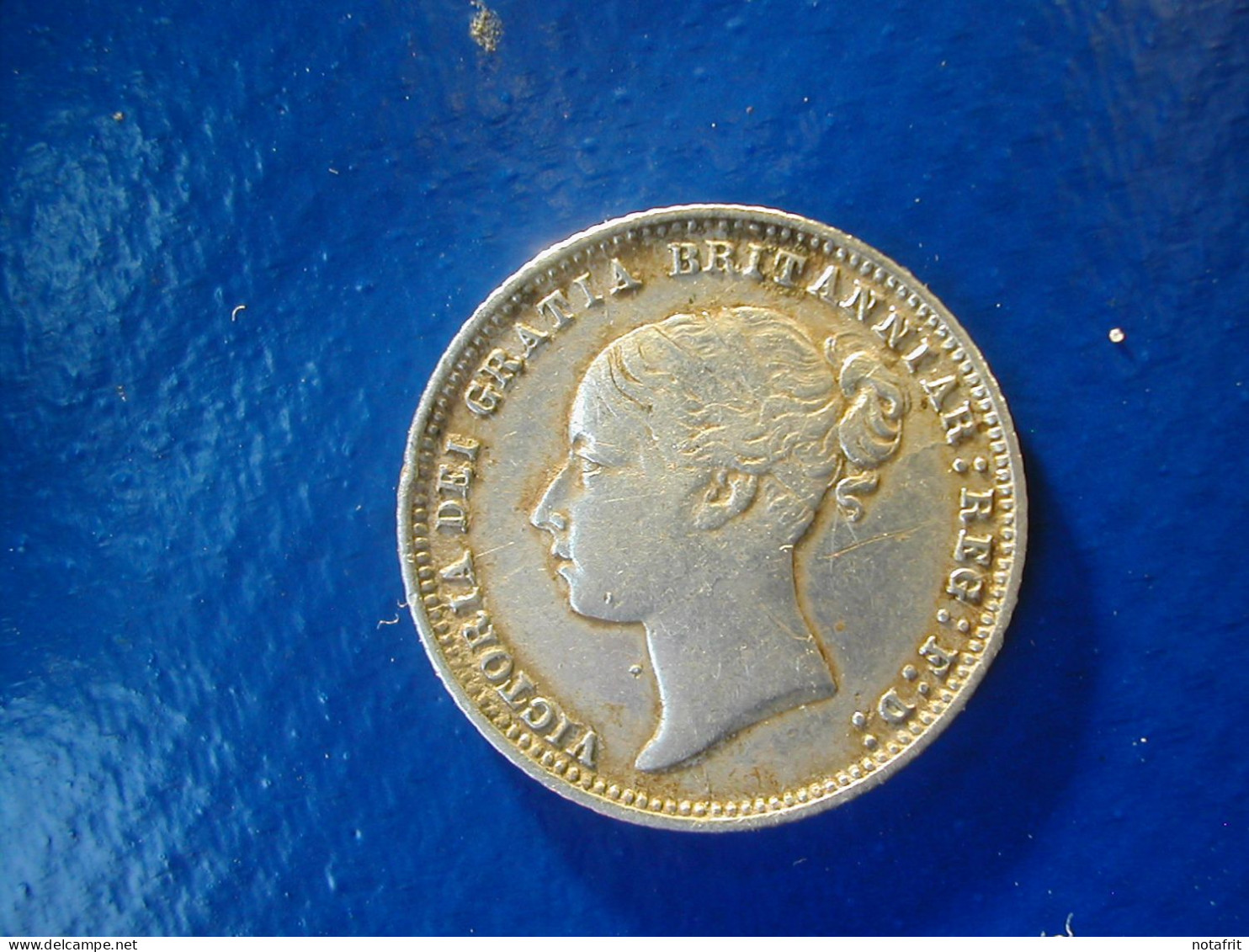GB 6 Pence 1873 Die 87  Vf - H. 6 Pence