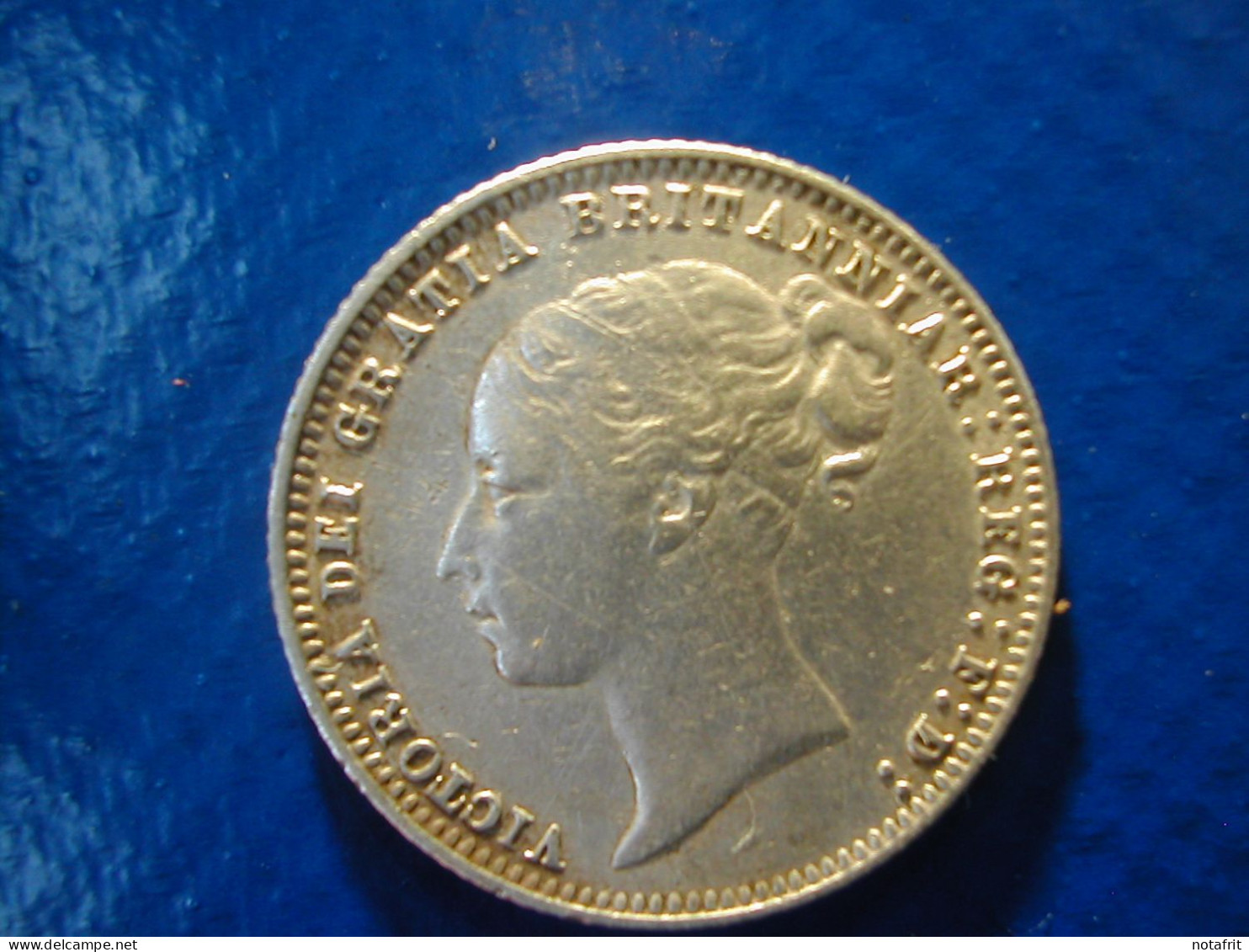 GB 6 Pence 1875  Die 46  Vf - H. 6 Pence