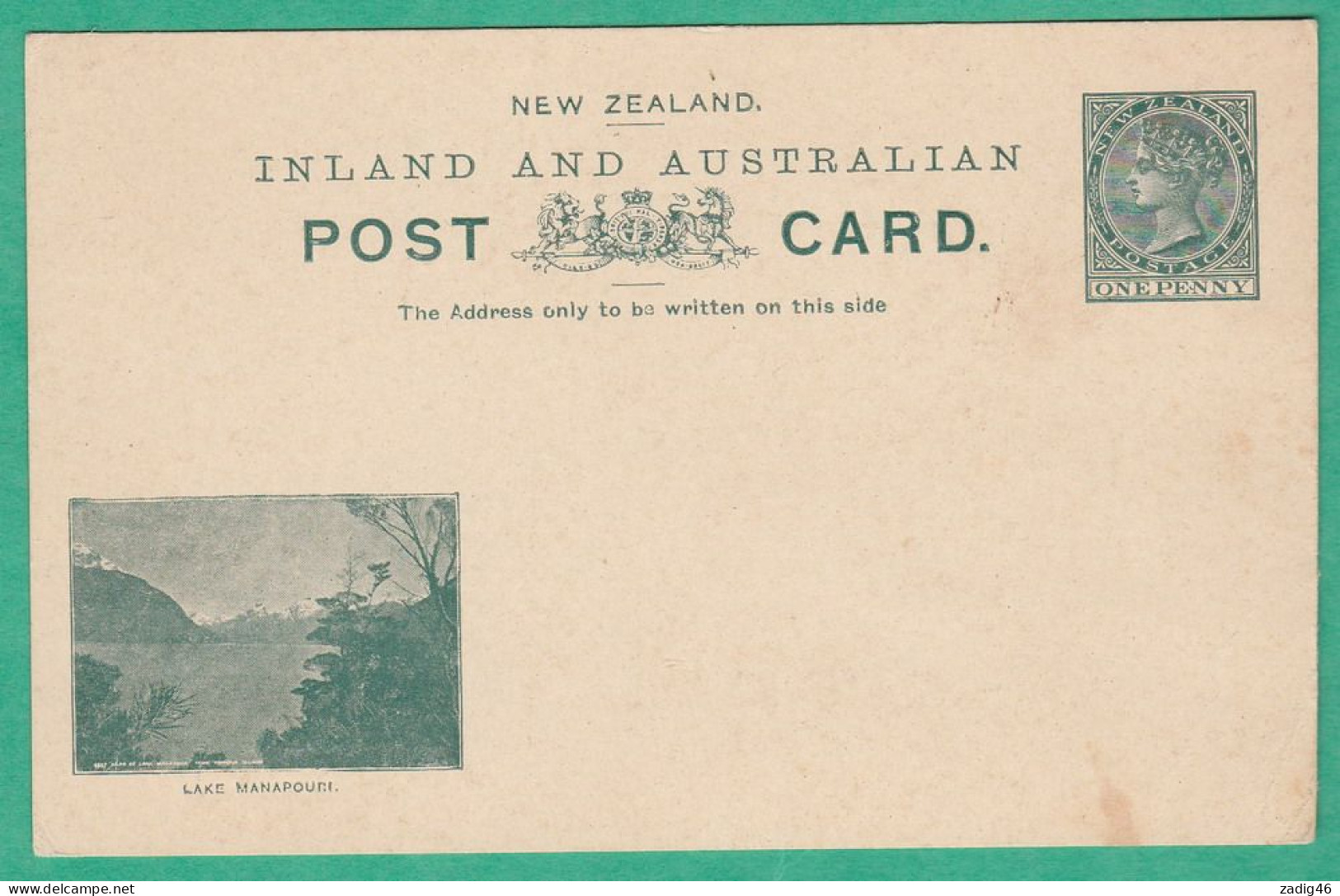 NOUVELLE ZELANDE - CARTE ENTIER POSTAL ILLUSTRE NON CIRCULE - Enteros Postales