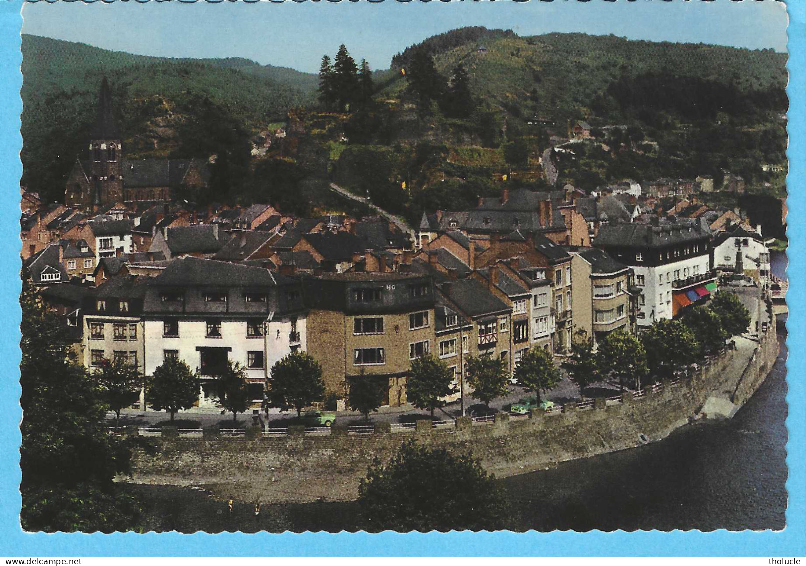 La Roche En Ardenne-+/-1970-Très Beau Quartier De La Ville Le Long De L'Ourthe - La-Roche-en-Ardenne