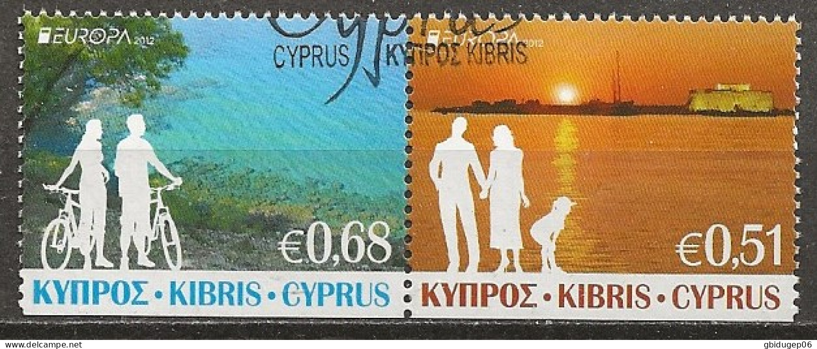 CHYPRE - YT N° 1245b-1246b - Oblitéré -  - 2012