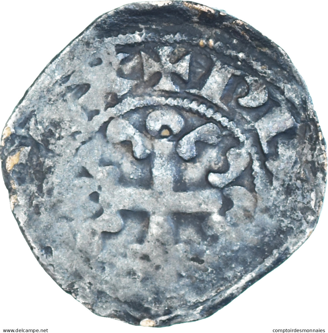 Monnaie, France, Philippe IV Le Bel, Double Parisis, B+, Billon, Duplessy:227B - 1285-1314 Philippe IV Le Bel