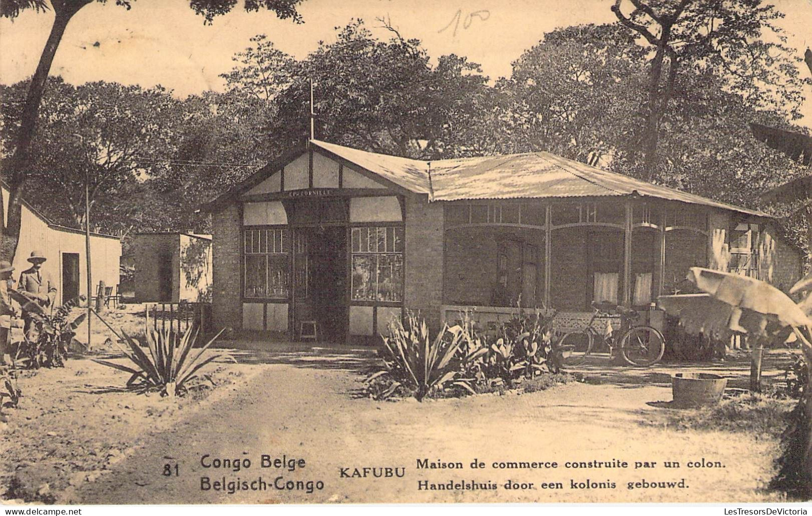 Congo Belge - Kafubu - Maison De Commerce Construite Par Un Colon - Carte Postale Ancienne - Belgian Congo