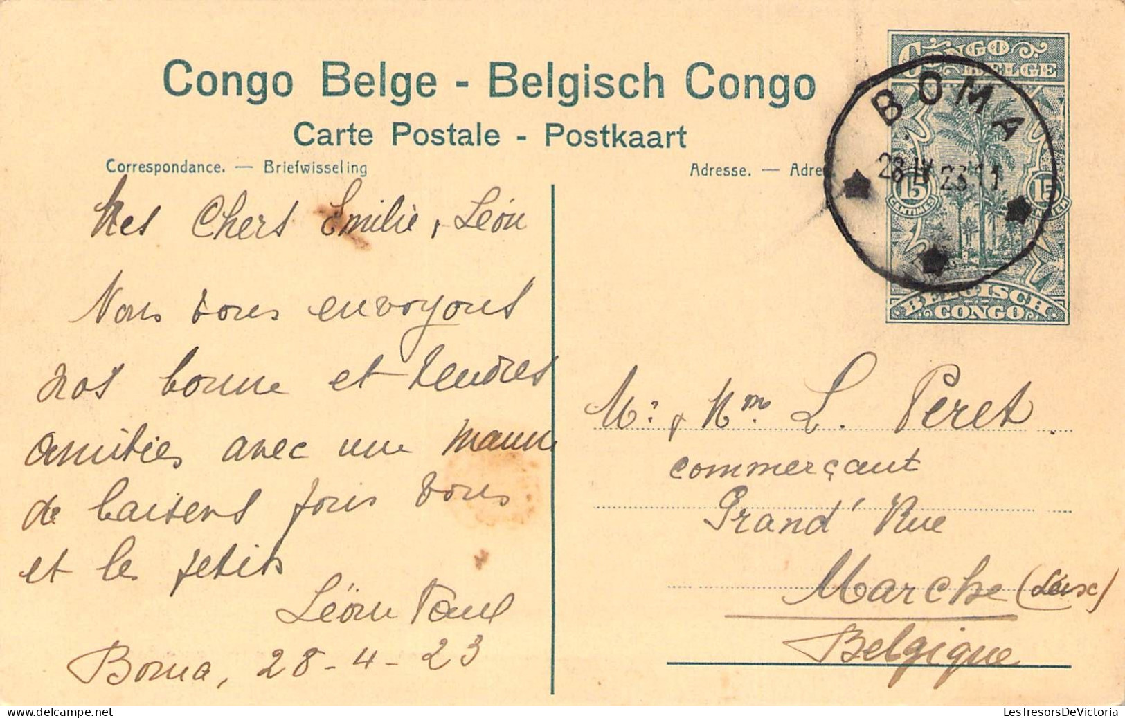 Congo Belge - Kafubu - Maison De Commerce Construite Par Un Colon - Carte Postale Ancienne - Belgian Congo