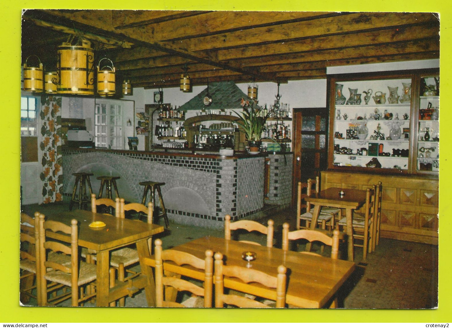 48 NASBINALS Vers Aumont Aubrac Hôtel Restaurant Du PONT De GOURNIER Chez Germain SALTEL Au Coeur De L'Aubrac Le Bar - Aumont Aubrac