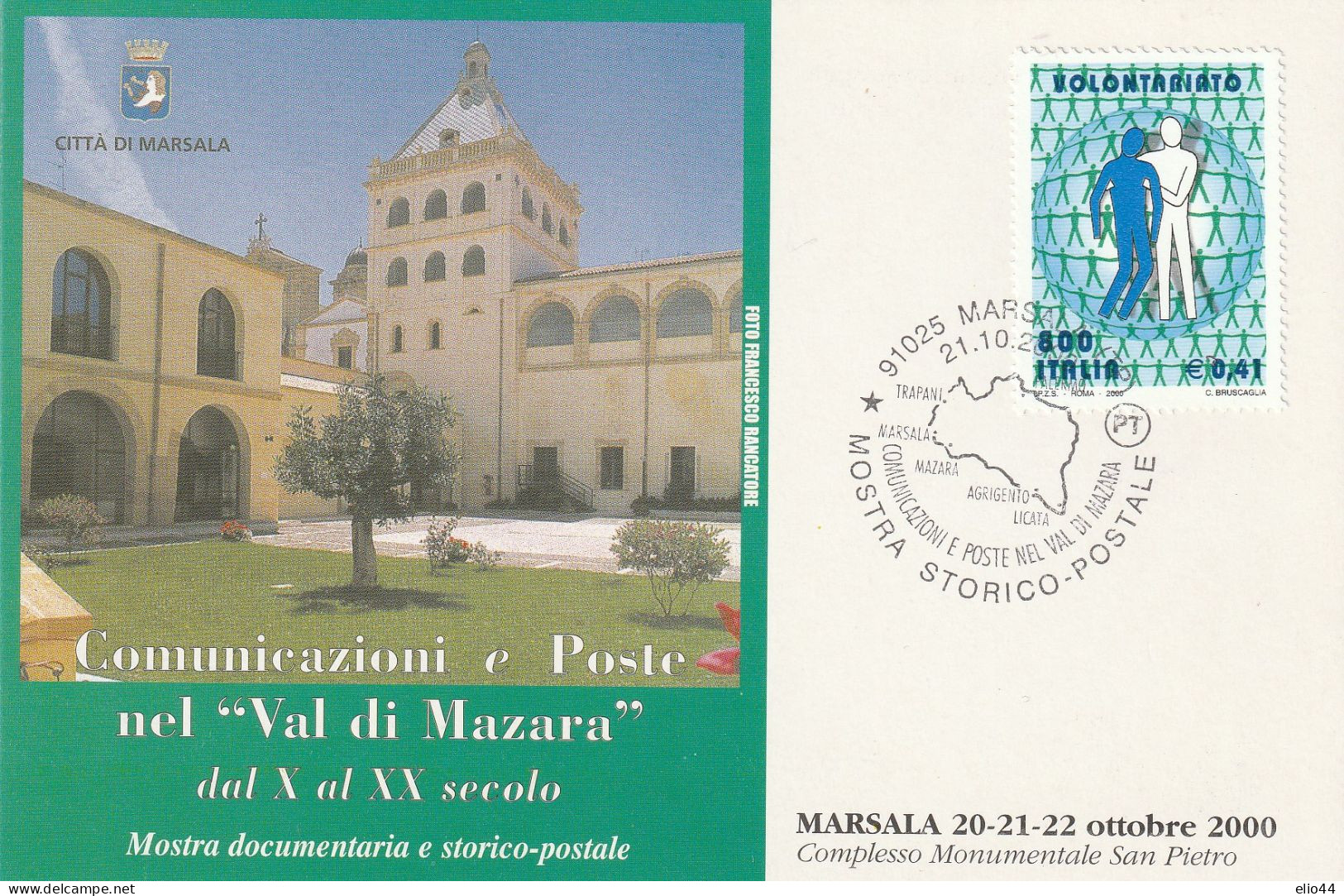 Eventi - Manifestazioni - Marsala (TP) 2000 - Mostra Documentaria E Storico-Postale - - Manifestazioni