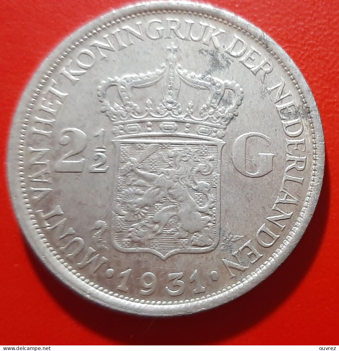 2 1/2  GULDEN  1931 - Zilveren En Gouden Munten