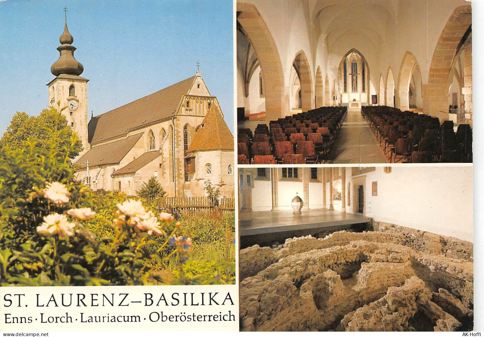 ST. LAURENZ-BASILIKA Enns Lorch Lauriacum. Oberösterreich Mehrbildkarte (2716) - Enns