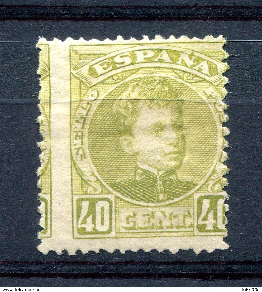 1901/1905.ESPAÑA.EDIFIL 250*.NUEVO CON FIJASELLOS(MH)RARO CON DENTADO VERTICAL DESPLAZADO. - Nuevos