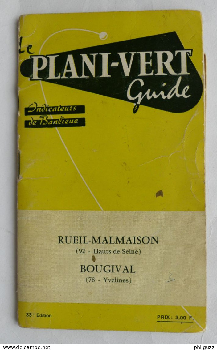 GUIDE PLANI-VERT 92 RUEIL MALMAISON 78 BOUGIVAL - Books & Catalogues