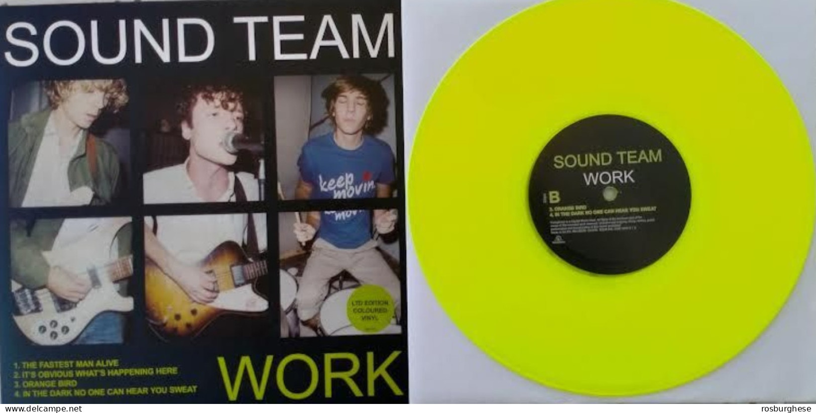 Sound Team Work 10" Vinile Colorato Giallo - Formatos Especiales