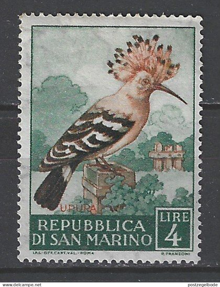 San Marino MLH Hop Hoopoe Huppe NOW MANY BIRD STAMPS FOR SALE - Cuckoos & Turacos