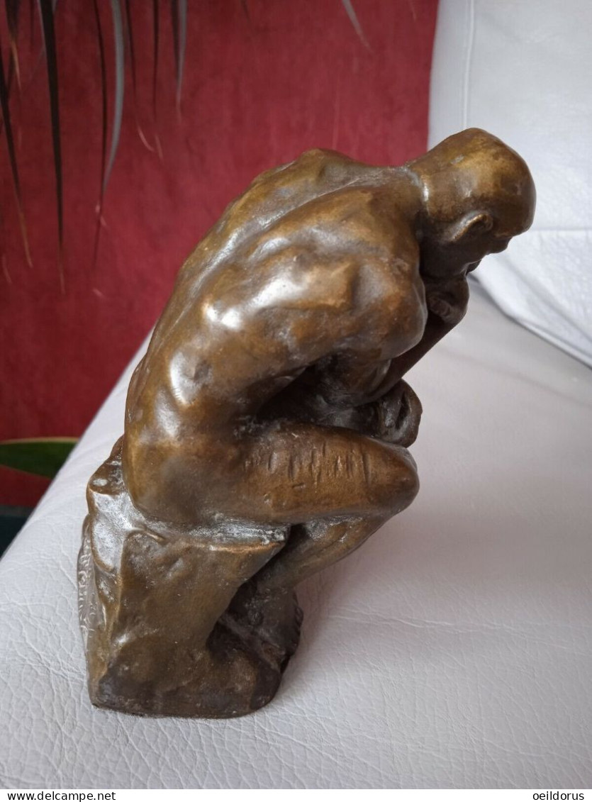 Bronze Le Penseur de Rodin 12,5 cm 524 grammes