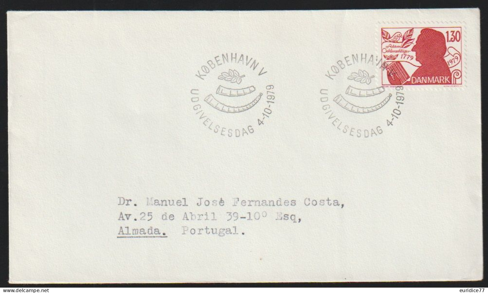 Danemark Denmark 1979 Enveloppe Kobenhavn Premier Jour FDC - Storia Postale