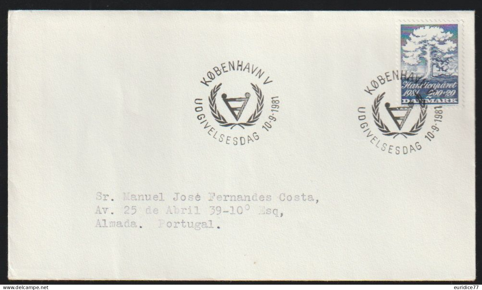 Danemark Denmark 1981 Enveloppe Kobenhavn Premier Jour FDC - Cartas & Documentos