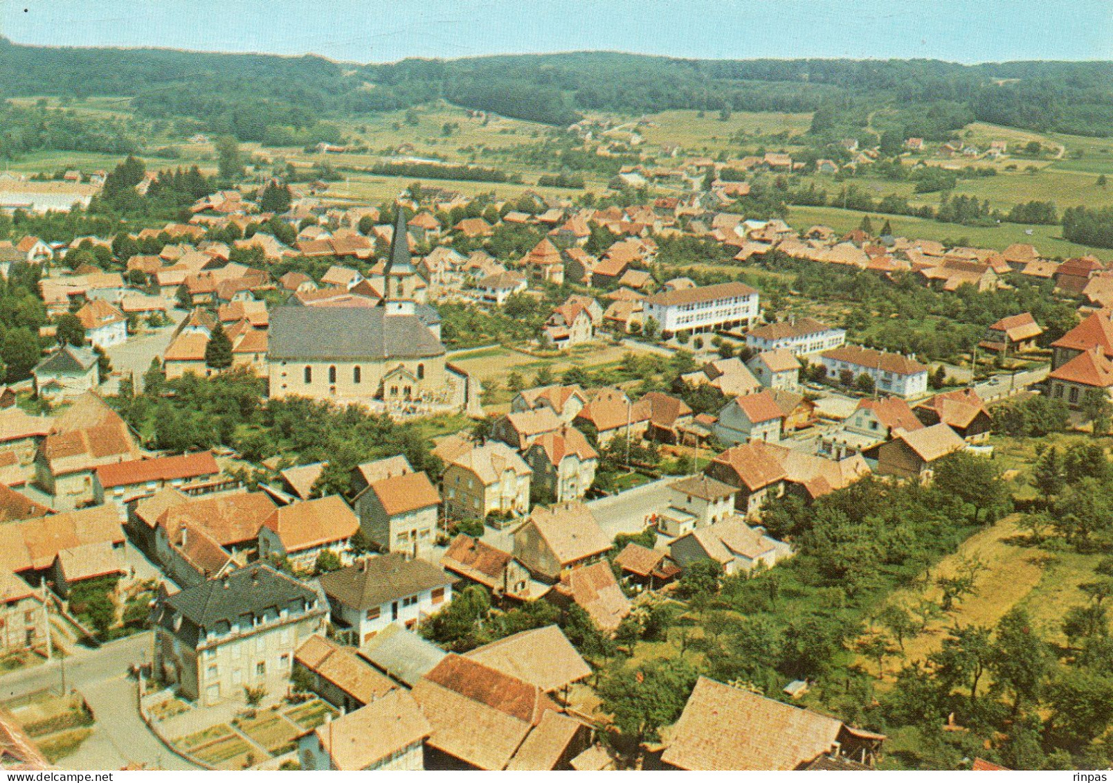 (68) HIRSINGUE  Vue Générale 1978 ( Haut Rhin ) - Hirsingue