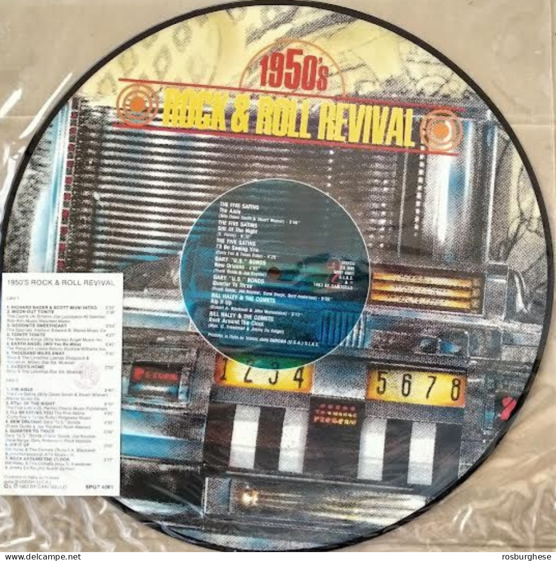 1950's Rock & Roll Revival Bill Haley VINILE LP Picture Disc Nuovo - Formats Spéciaux