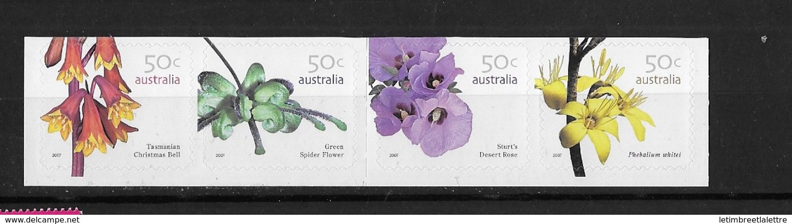 AUSTRALIE N°2660 à 2663** Autoadhésifs - Mint Stamps