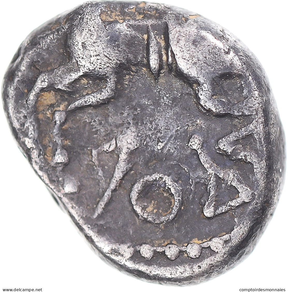 Monnaie, Éduens, Denier à La Tête Casquée, 1st Century BC, Inédit, TTB - Gauloises