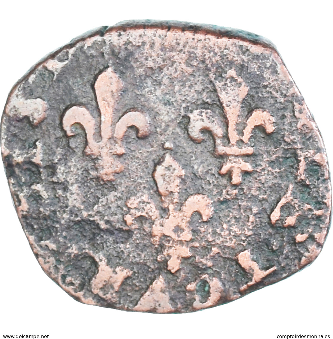 Monnaie, France, Henri IV, Double Tournois, Date Incertaine, Saint Palais, TB+ - 1589-1610 Hendrik IV