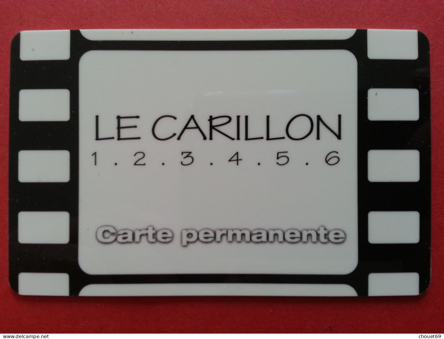 Cinécarte Le Carillon Carte Permanente 1.2.3.4.5.6 (BH0621 - Biglietti Cinema
