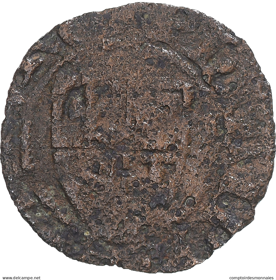 Monnaie, Pays-Bas Bourguignons, Philippe Le Bon, Mite, 1458-1459, Malines, TB - Altri & Non Classificati