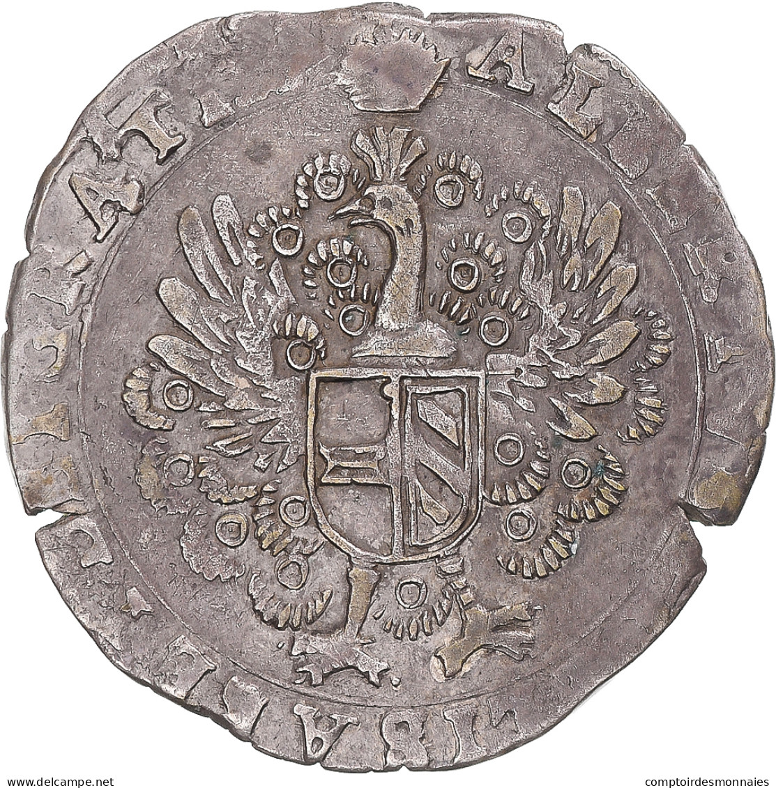 Monnaie, Pays-Bas Espagnols, Albert & Isabelle, Escalin Au Paon, 1620, Bruges - Spanische Niederlande