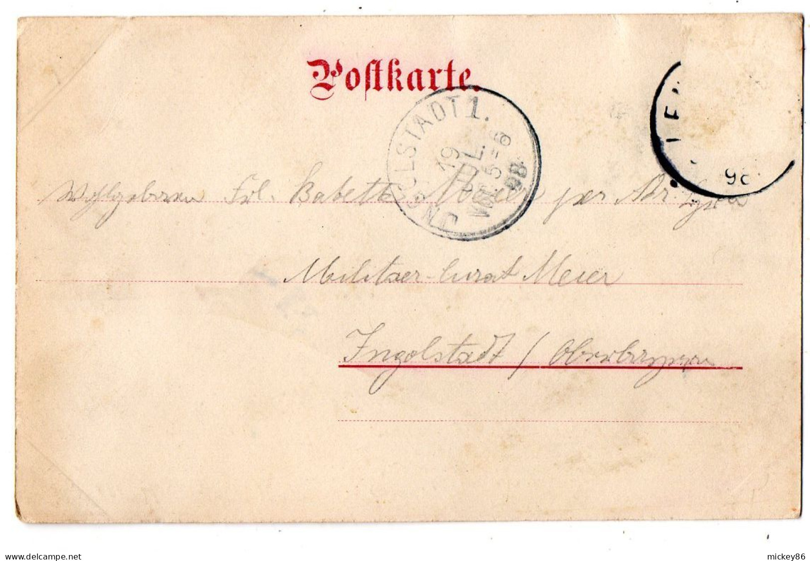 Allemagne--LENGGRIES--1918--Gruss Aus Vorder-Riss.....carte Précurseur .....cachet - Lenggries