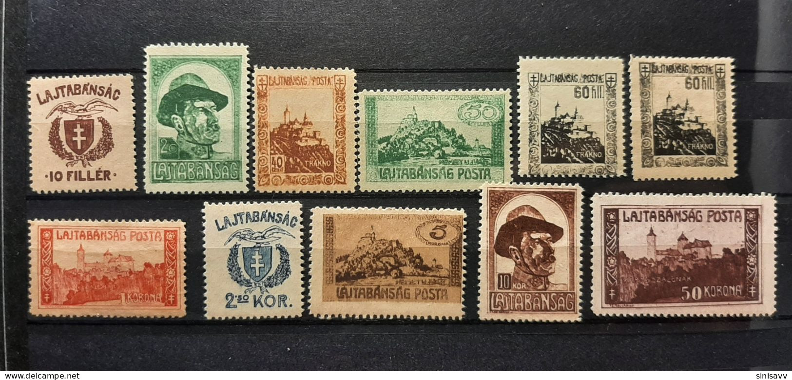 Western Hungary - Local Stamps 1921 - Lajtabánság - Emissioni Locali