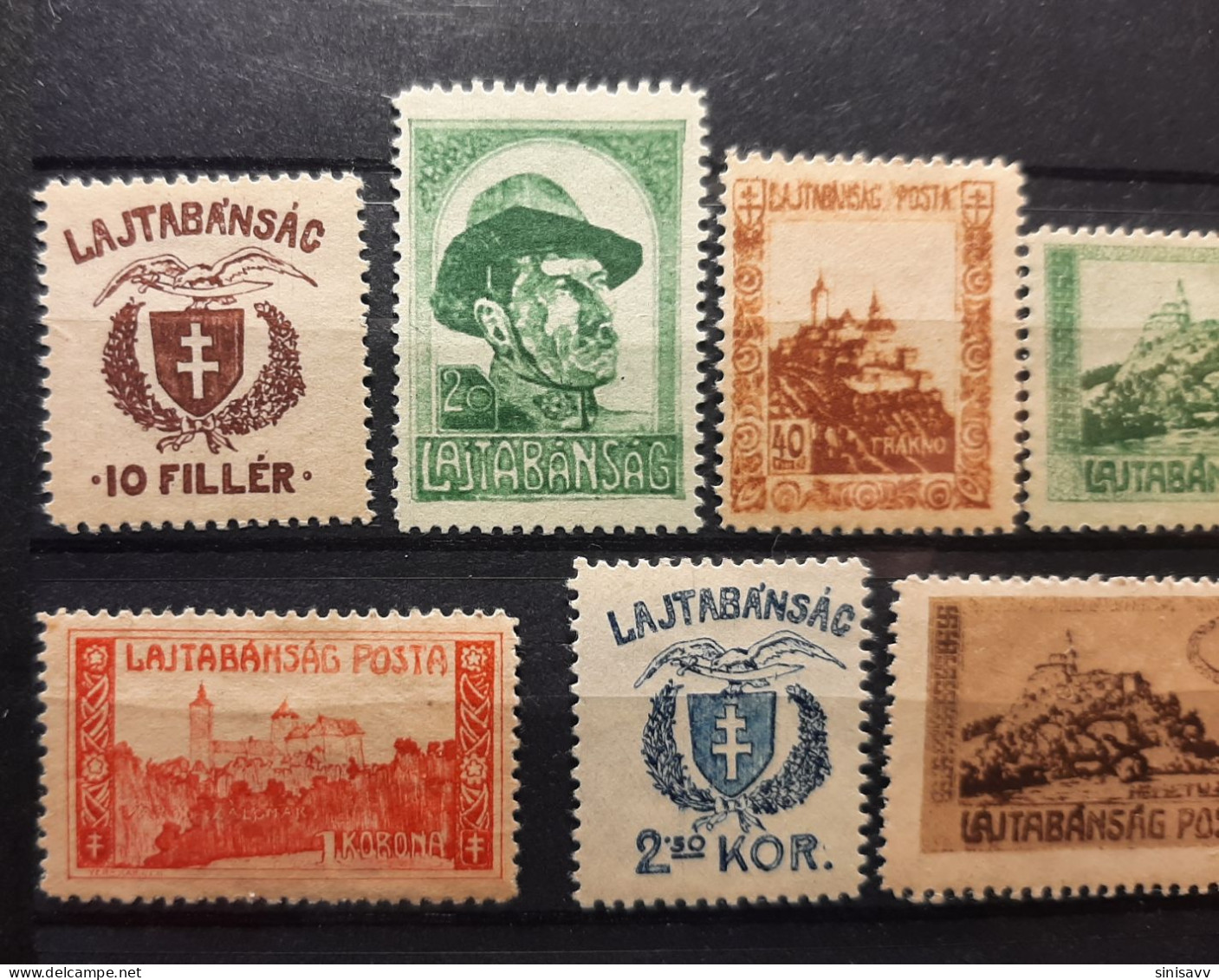 Western Hungary - Local Stamps 1921 - Lajtabánság - Lokale Uitgaven