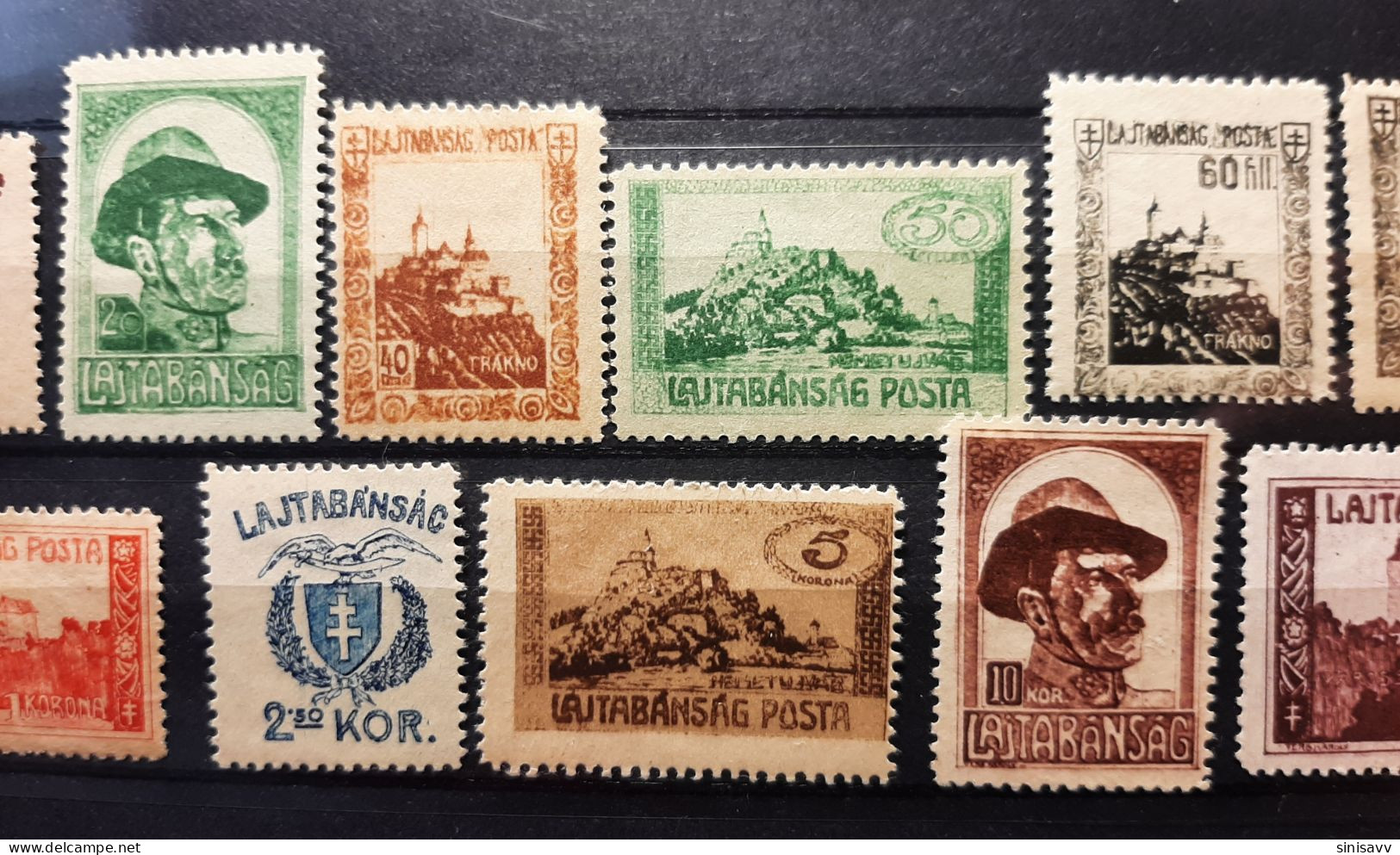 Western Hungary - Local Stamps 1921 - Lajtabánság - Ortsausgaben