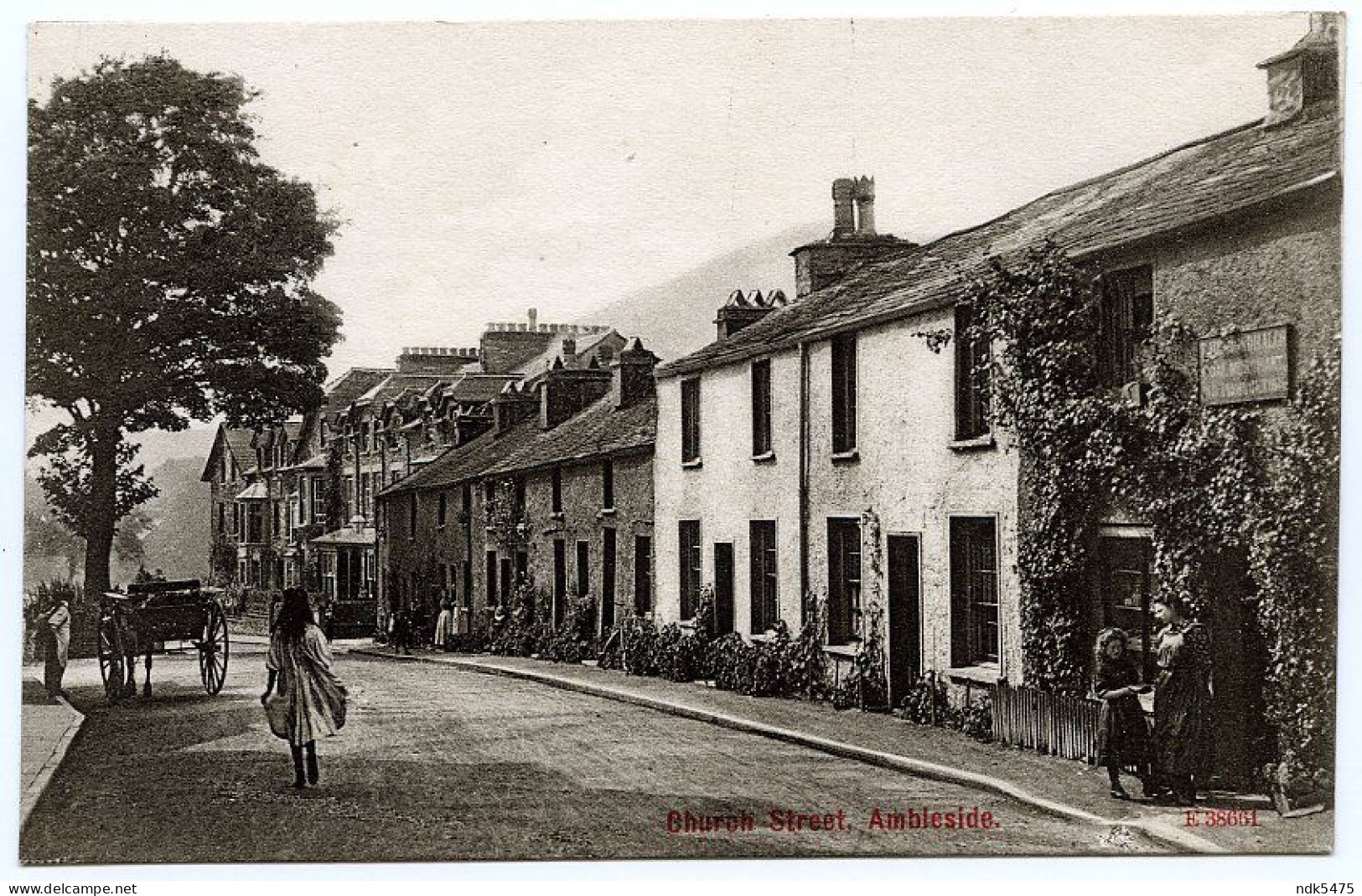 LAKE DISTRICT : AMBLESIDE, CHURCH STREET (COAL MERCHANT) (STENGEL) - Ambleside