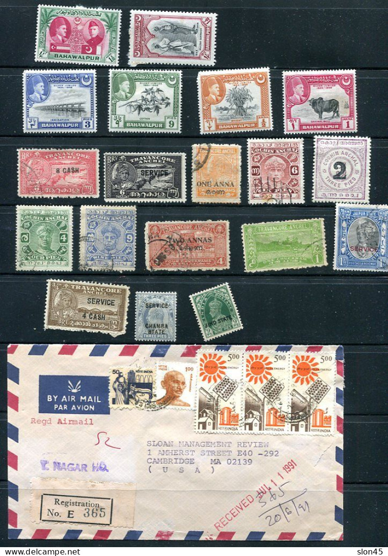 India&States Accumulation Some Overprints MH/Used 15081 - Collections, Lots & Séries