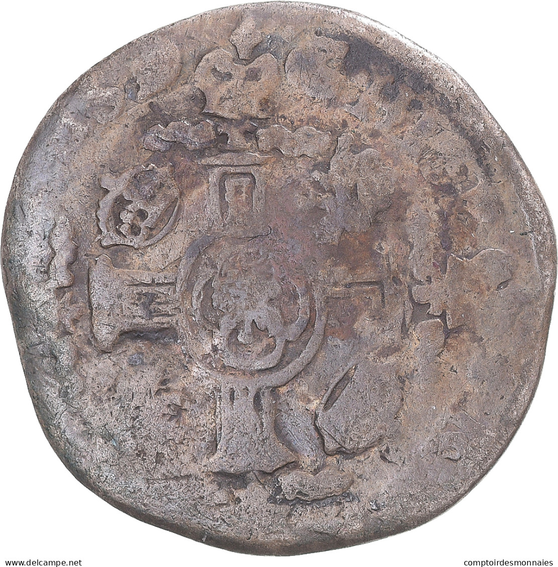 Monnaie, Pays-Bas Espagnols, Philippe II, 2 Stuivers, 1595, Tournai, TB, Billon - Other & Unclassified