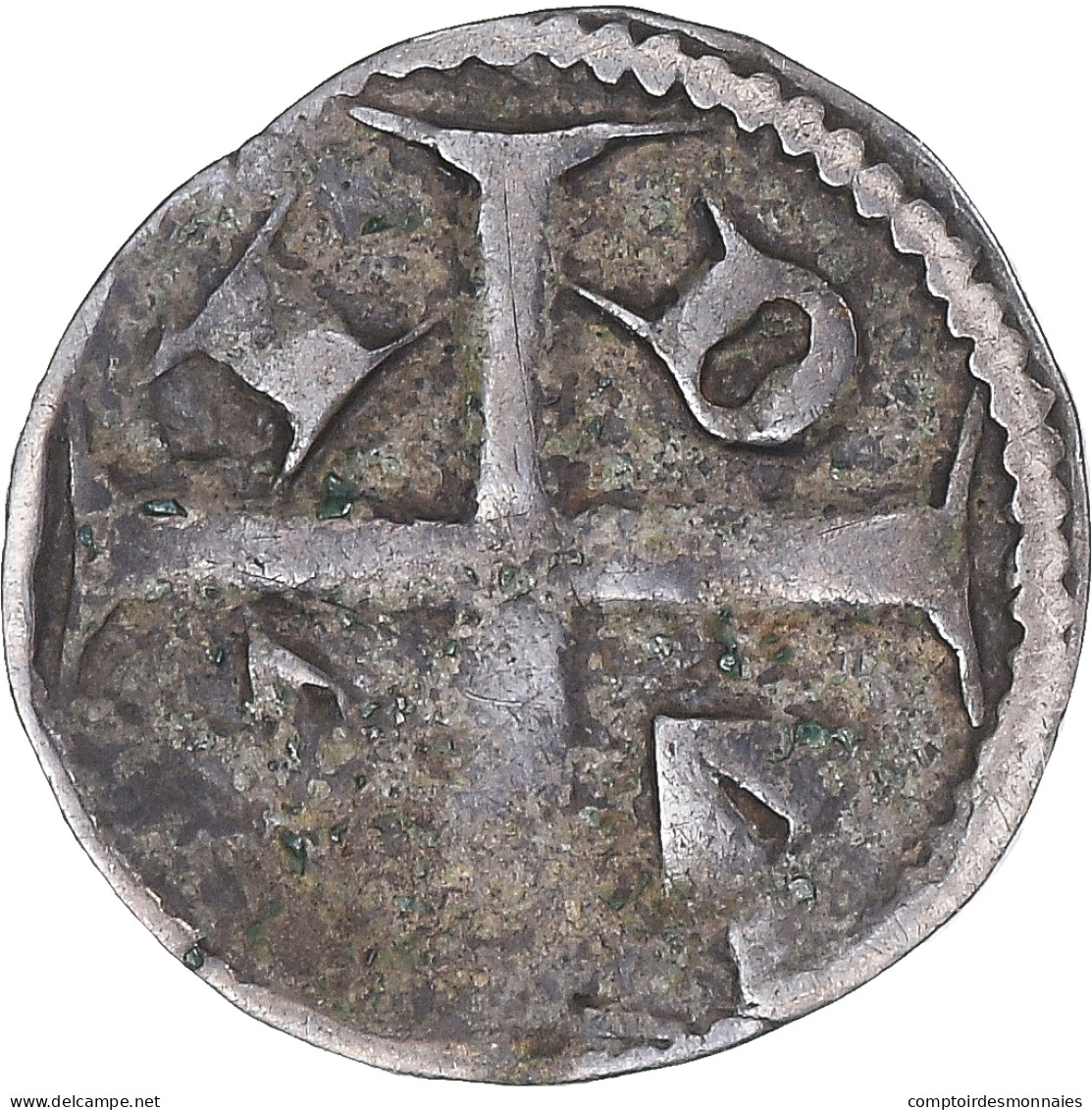 Monnaie, Belgique, Jean Ier De Brabant, Denier Au Lion, Ca. 1350, TTB, Argent - Other & Unclassified