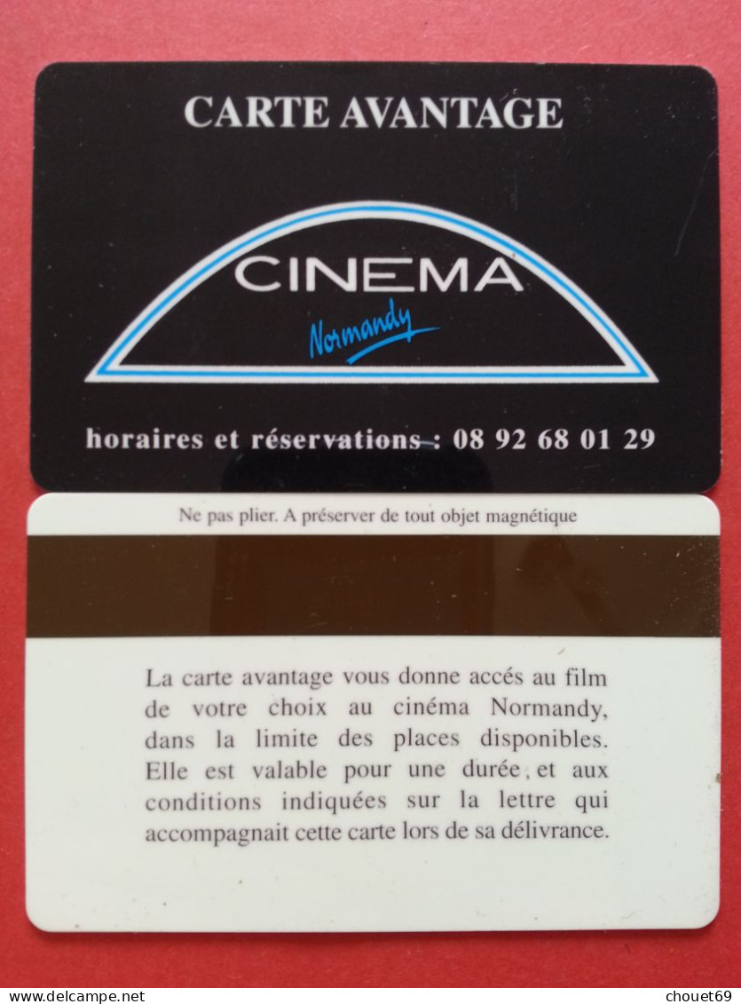 Cinécarte Cinéma Normandy Carte Avantage  (BH0621 - Movie Cards