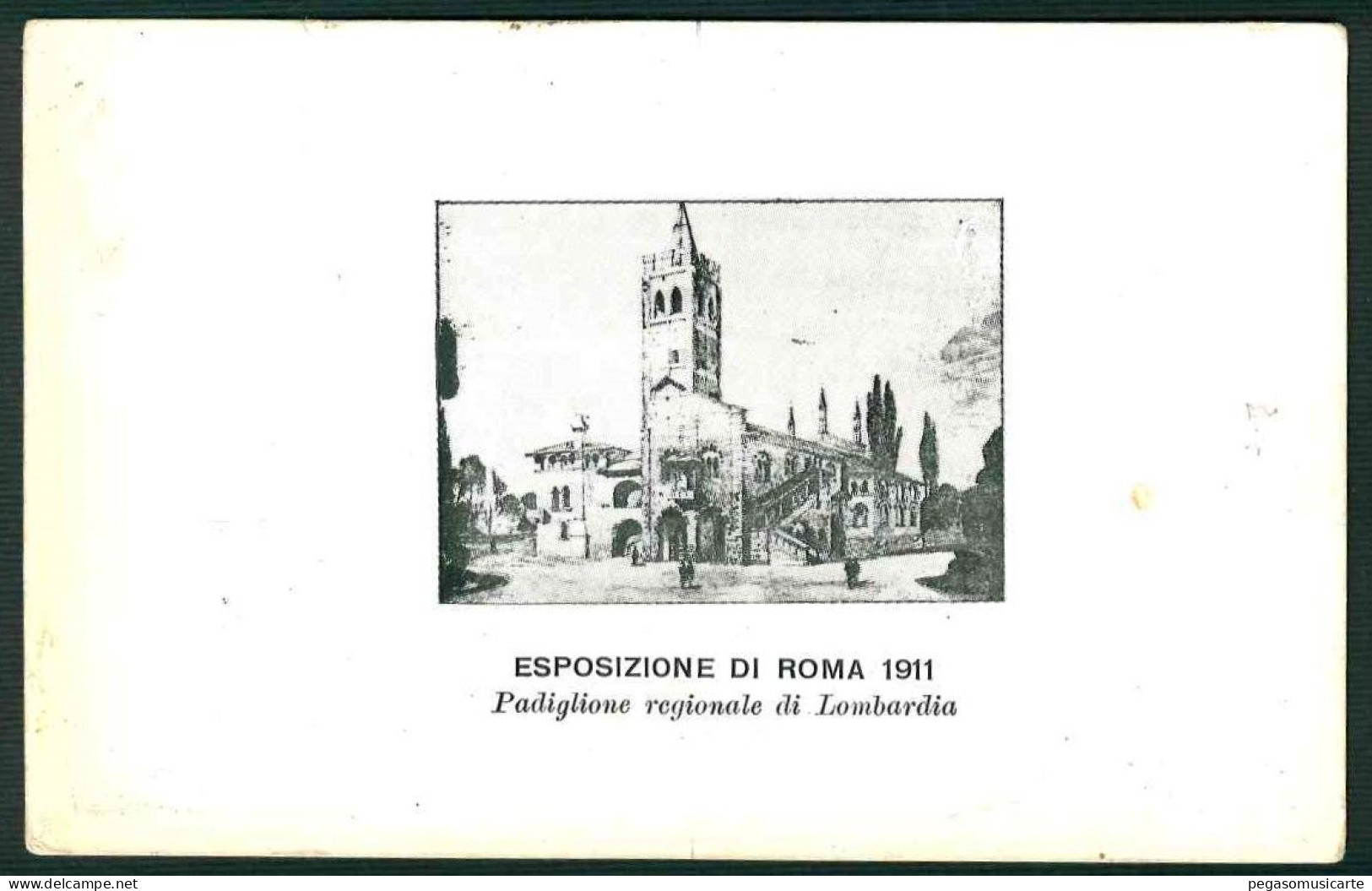 VX225 - ROMA - ESPOSIZIONE DI ROMA 1911 - PADIGLIONE REGIONALE DI LOMBARDIA - Exposiciones