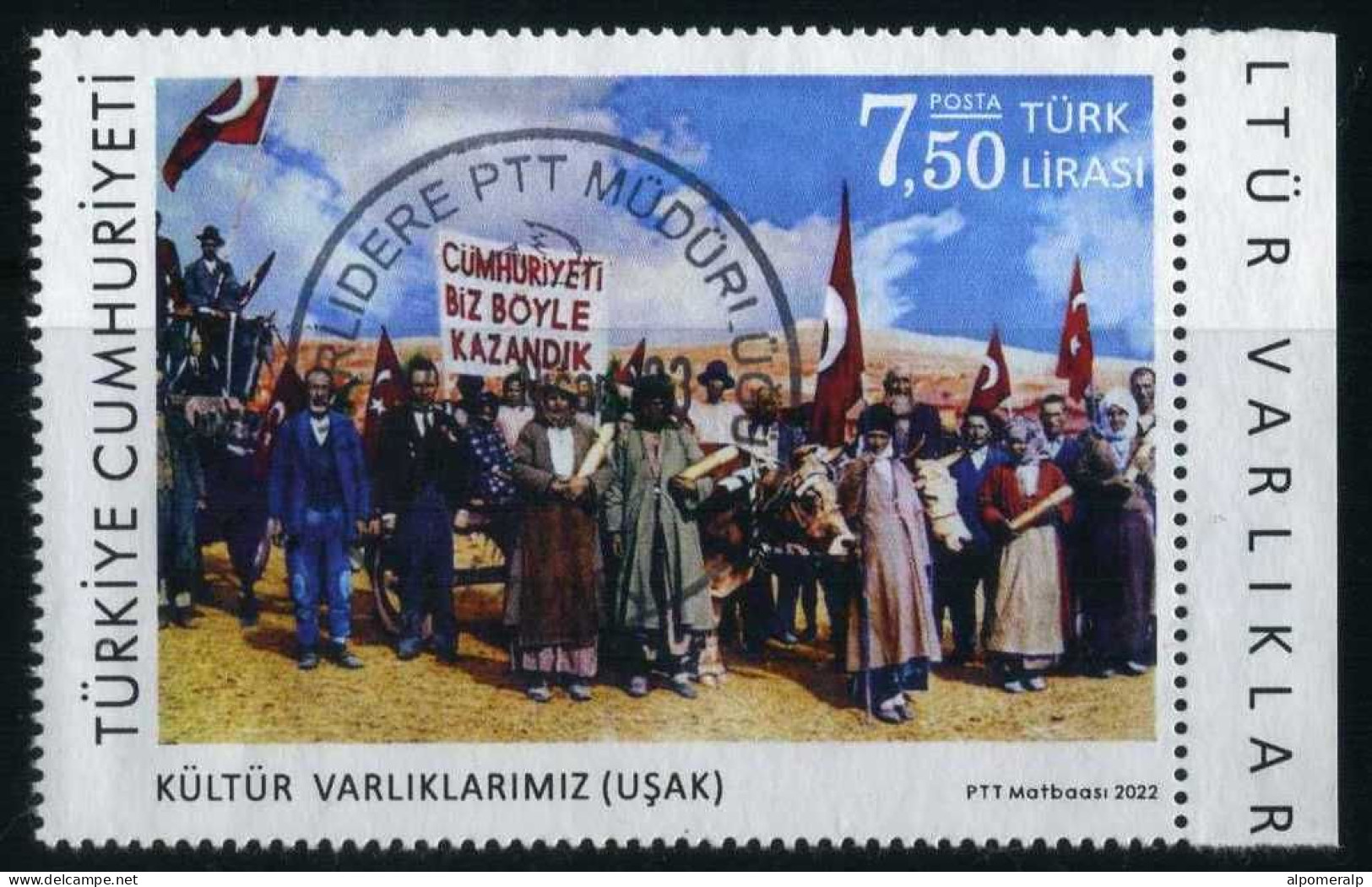 Türkiye 2022 Mi 4717 Photograph Of Republic Day Celebration In Uşak, 1933 - Usados